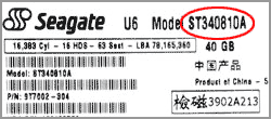 Seagate ST340810A